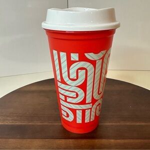 Starbucks 2020 Color-Changing Reusable Hot Cup – Red Candy Cane Design (16 oz)